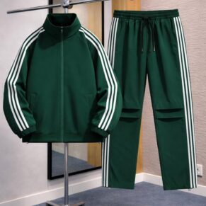 Heritage Courtside Tracksuit – Deep Forest