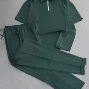 The Stealth Quarter-Zip Utility Set (Forest Pine)