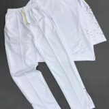 The Zenith Laser-Cut Lounge Set (Optic White