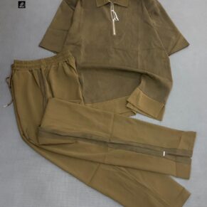 The Element Tonal Quarter-Zip Set (Bronze Olive)