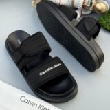 Calvin Klein Double Velcro Straps Slides