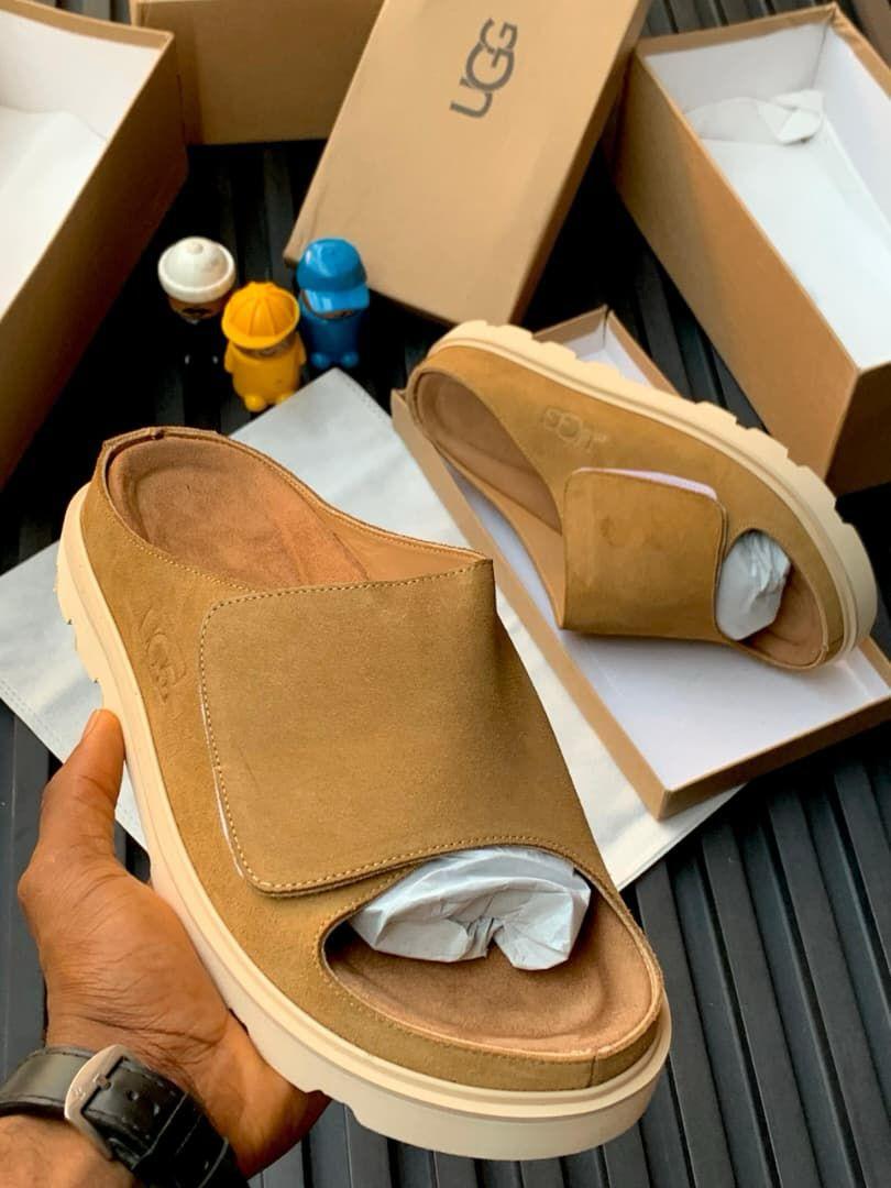 The UGG GoldenCoast Suede Slide in Moss Green - Image 2
