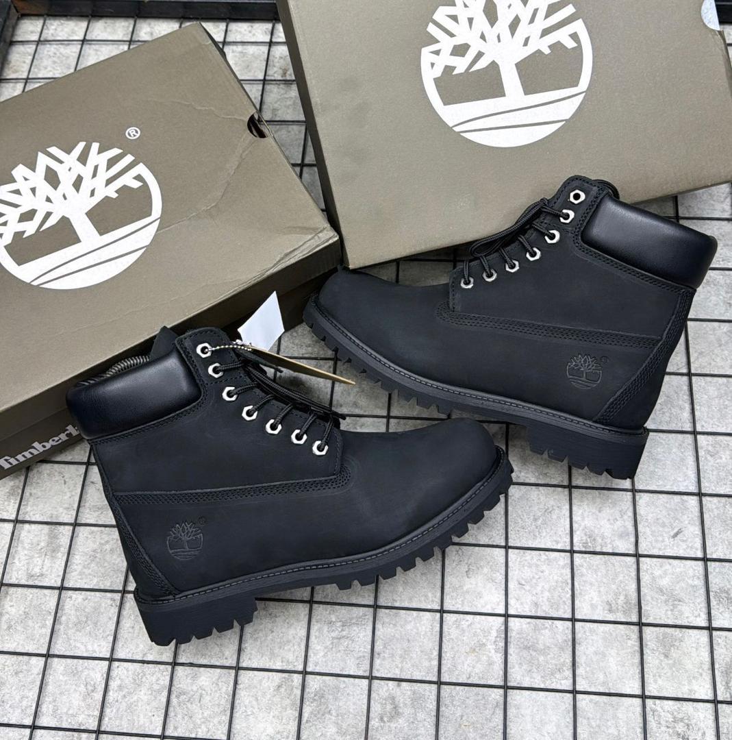 The Timberland 6-Inch Premium Waterproof Boot in Triple Black