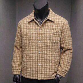Urban Tweed Button-Down Jacket