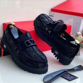Black Valentino Loafers