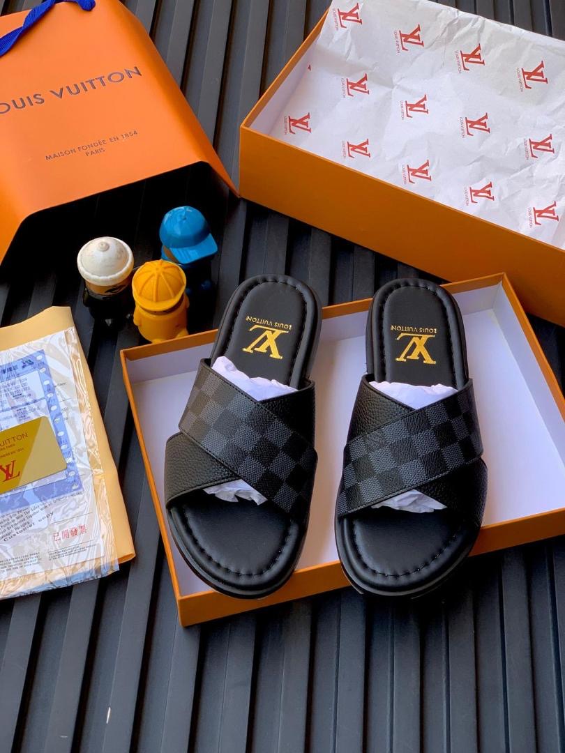 Louis Vuitton Waterfront Cross Strap Slides