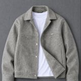 Premium Grey Corduroy Cardigan Jacket