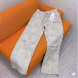 Beige Cole Buxton Cold Wash Relaxed Cargo Pants