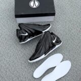 Flightposite "Metallic Black / White" Sneakers